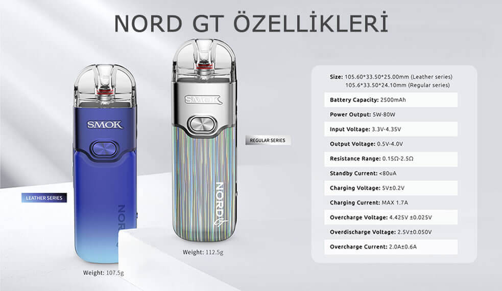SMOK NORD GT ÖZELLİKLER